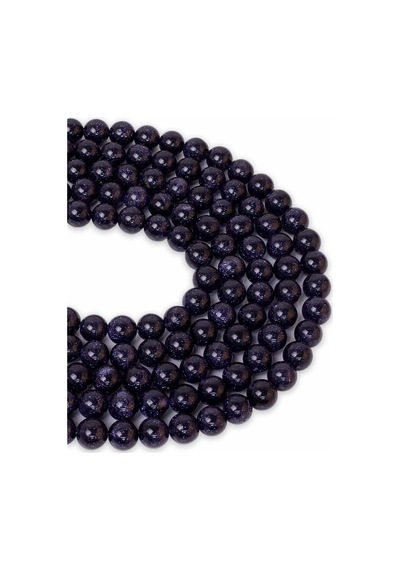 8 MM Lacivert Yıldız Taşı Dizi Siyah