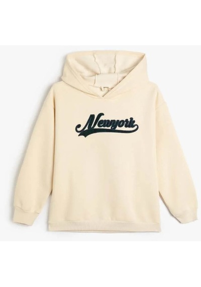 Koton Kız Çocuk Sweatshirt Ekru 4wkg10055ak 24ky59000190 Y5915 Ekru