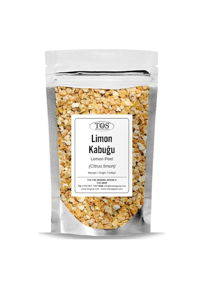 Tos The Organic Spices Limon Kabuğu 500 G Citrus Limon
