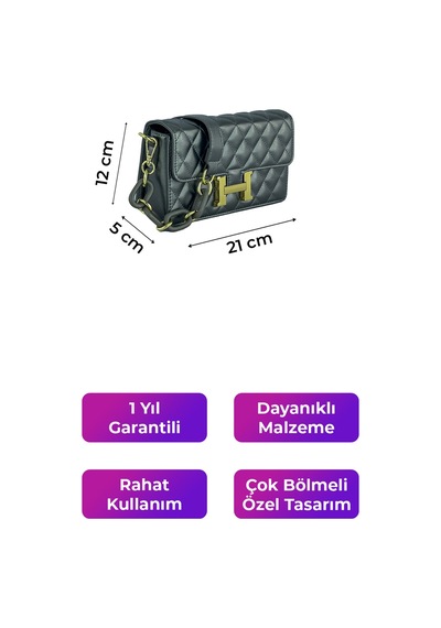 Kriste Bell Kadın Çanta Pewter 26464 Platin