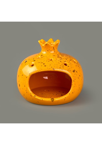 Deco Melograno Buhurdanlık - Turuncu - 10 Cm Çok Renkli 72898532