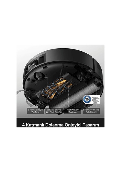 Mova Z70 Ultra Roller Complete Robot Süpürge Siyah