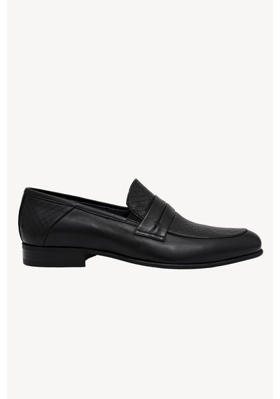 Ysf Erkek Siyah Klasik Loafer Ayakkabı
