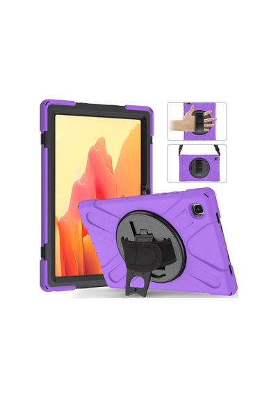 Samsung Galaxy Uyumlu  T220 Tab A7 Lite 8.7 Kılıf Amazing Tablet Kapak - Mor