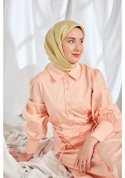 Silk Home %100 Twill İpek Eşarp S540 Sarı