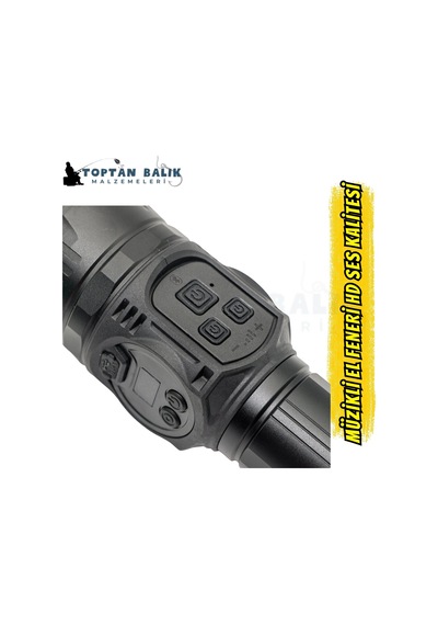 W5250b Müzikli Şarjlı Led El Feneri Çok Renkli