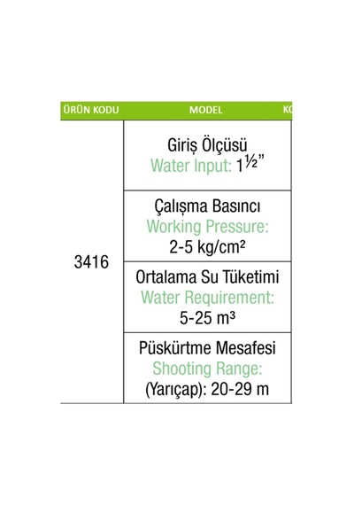 Metsan 3416 1453 Açılı Plastik Sprink 1 1/2"