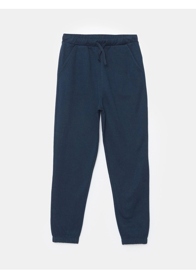 LC Waikiki Lcw Kids Lacivert Bisiklet Yaka Baskılı Erkek Çocuk Eşofman Takım New Navy