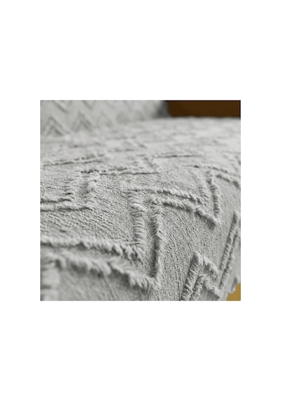 %100 Pamuk Koltuk Örtüsü Oturma Ve Sırt Kısmını Kaplayan Koruyucu Örtü 180 X 220 Gri