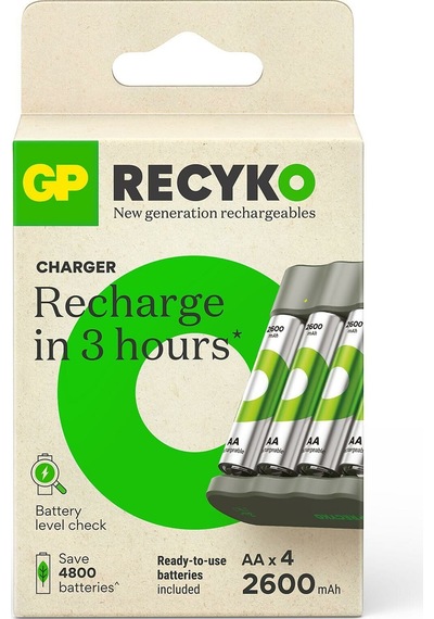 Gp B441-270hcer21-2gtlb4 2600 Mah Kalem Pilli Usb Şarj Cihazı 4 Lü