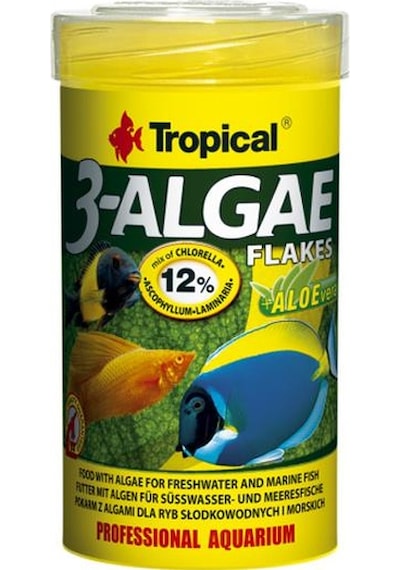 Tropical 3 Algae Flakes 100ml 20gr