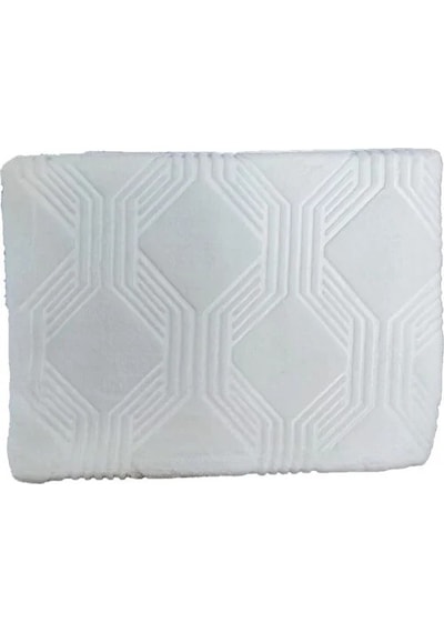 Özdilek Trendy Art Deco Kemik Çift Kişilik Battaniye Krem