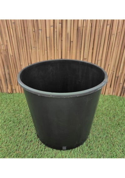 Asenya Üretim Saksısı 3 Adet 14 Lt 28x27 Cm Plastik Saksı Siyah Üretim Saksı Bitki Üretim Saksısı Diğer