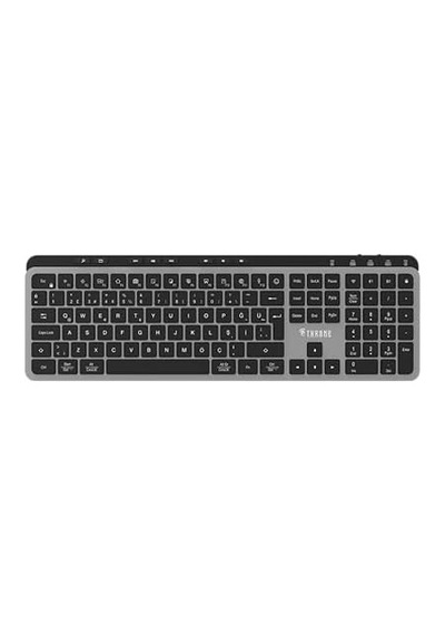 K1 Sessiz Switch 110+8 Multimedya Tuşlu Windows & Macos Uyumlu Premium Alüminyum-metal Kablosuz Ofis Klavyesi 2.4ghz + Çift Bluetooth Profili