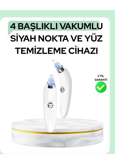 Gözenek Açıcı Buhar Etkili Vakumlu Siyah Nokta Temizleyici - Farklı Cilt Tiplerine Uygun