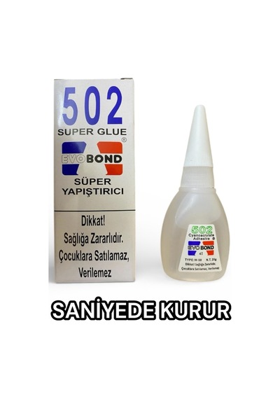 502 Japon Süper Hızlı Yapıştırıcı Saniyede Kurur Diğer