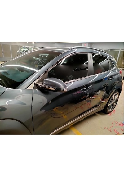 Hyundai Kona İçin Uyumlu Ayna Çıtası Nikelaj