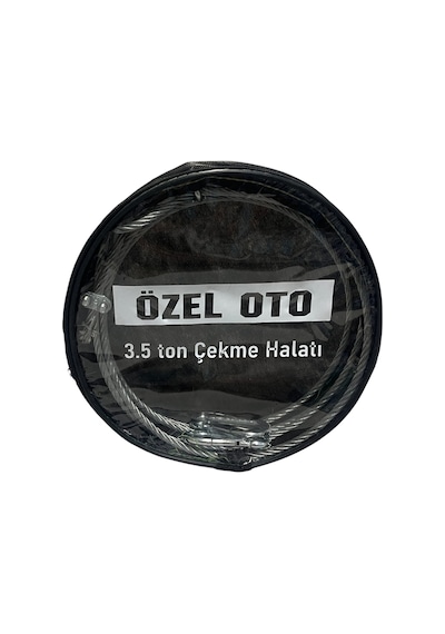 Automarkt Özel Oto 3.5 Ton Çelik Alaşım Çekme Halatı 3 Metre