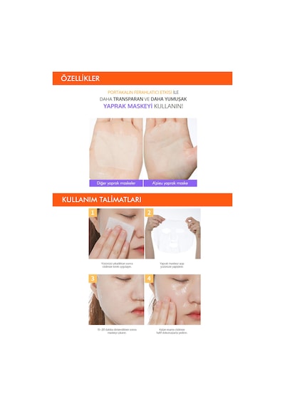 Missha Portakal Özlü Aydınlatıcı Maske APIEU Icing Sweet Bar Sheet Mask (Hanrabong)
