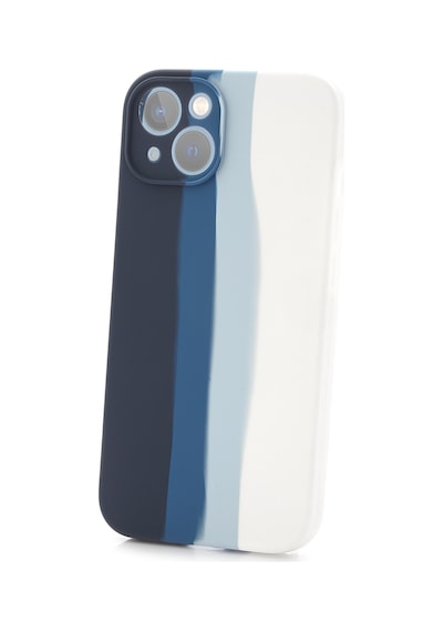 Apple Uyumlu iPhone 12 Pro Max Kılıf Gökkuşağı Rainbow Lansman Silikon-leke Tutmayan Yüzey-tam Koruma Lacivert