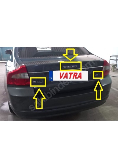 S80 2.5 T Vıp 2007 Uyumlu S80-2.5 T Ve Volvo Bagaj Yazısı Seti