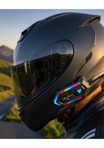 Bluetooth Intercom Kulaklık Motosiklet Kaskı Uzun Pil Ömrü Xxuczzzy20intercomm-5
