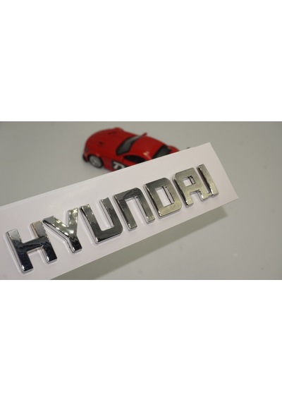 Hyundai Bagaj 2009 2012 3M 3D Krom ABS Logo Amblem
