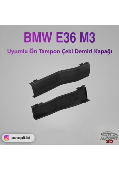 Bmw E36 M3 Tampon Uyumlu Ön Çeki Demiri Kapağı