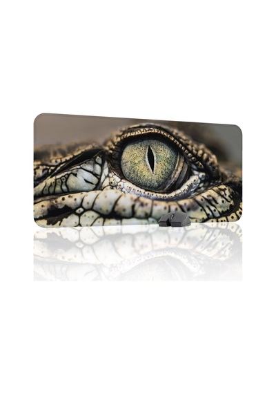 Timsah Kaymaz Dikişli Kauçuk Oyuncu Mousepad V2 - 90x40 Xxl Gaming Mouse Pad Fare Altlığı
