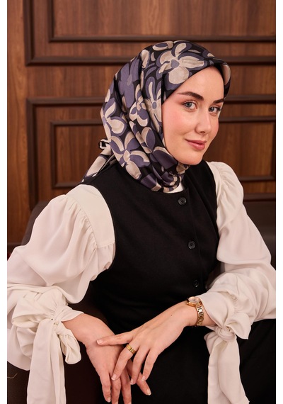 Silk Home Twill İpek Eşarp 11494-21 Siyah