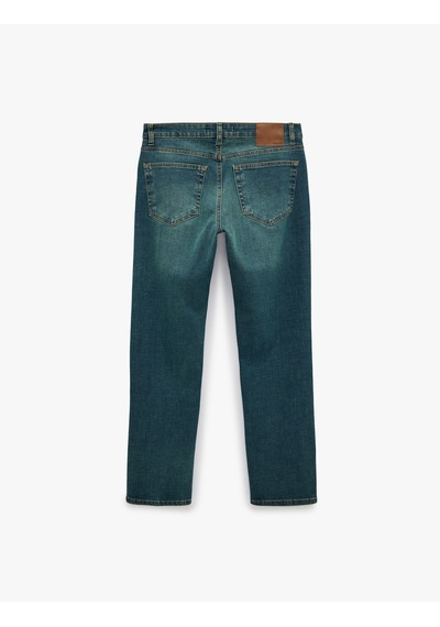 Koton Normal Bel Cepli Pamuklu Straight Jean Pantolon - Mark Jean İndigo Stone 7wam40366nd İndigo - Taş Koton Normal Bel Cepli Pamuklu Straight Jean Pantolon - Mark Jean İndigo Stone 7wam40366nd İndigo - Taş