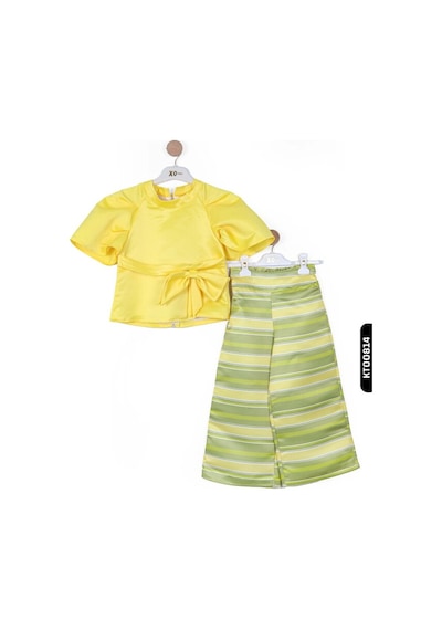 Nasr Grub Xo Kids Kız Çocuk Alt Üst Takım 6-12 Yaş 5006 Sarı Nasr Grub Xo Kids Kız Çocuk Alt Üst Takım 6-12 Yaş 5006 Sarı