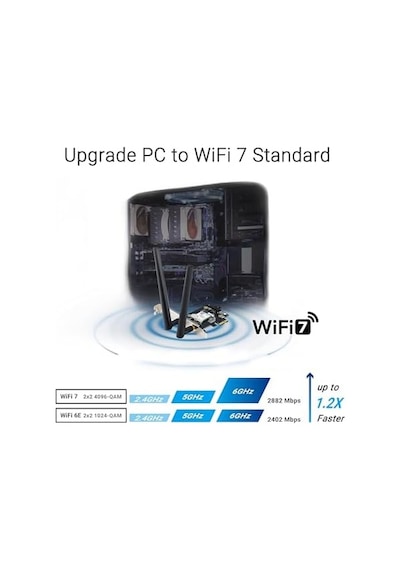 Asus Pce-be6500 Wifi7 Be6500 Tri-band Pcıe Adapter