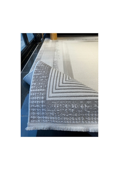 Merinos Vista Gri Renk %100 Akrilik Yumuşak Dokulu Salon Oturma Odası Halısı 79323-95