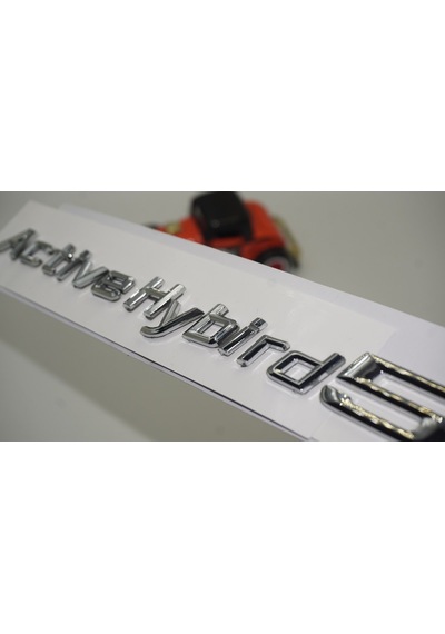 Bmw Active Hybrid5 Bagaj Krom Metal 3M 3D Yazı Logo