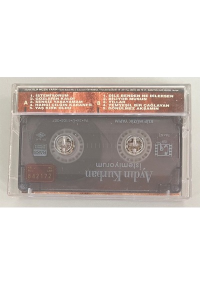 Aydın Kurban Istemiyorum Kaset