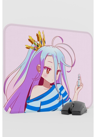 No Game No Life Anime V1 - 48x40 Xl Gaming Kauçuk Kaymaz Taban Mouse Pad Fare Altlığı