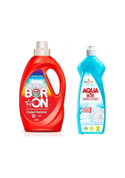 Doğal Mineralli Çamaşır Deterjanı Renkliler İçin 26 Yıkama+ 1 Adet 650 Ml Bulaşık Deterjanı 74933495