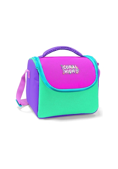 Coral High Kız Çocuk Beslenme Çantası - Thermo - Pembe Yeşil Çok Renkli Çok Renkli