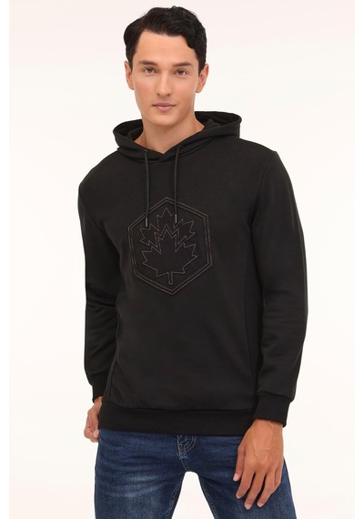 Lumberjack 4w Ml Grass 17urb2013 4pr Sweatshırt Kapsonlu Siyah