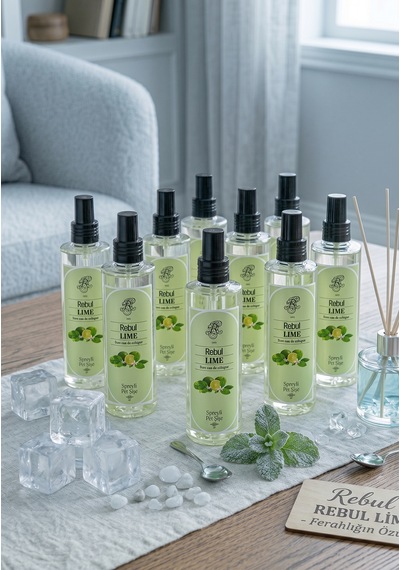 Rebul Lime Ferahlatıcı Kolonya Pet Şişe 125 Ml X 10 Adet 10'lu Çanta Boy Avantaj Seti