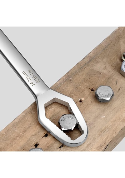 Evrensel Çift Başlı Tork Anahtar 8 22 Mm Çok Amaçlı Universal Anahtar Altıgen, Yuvarlak,
