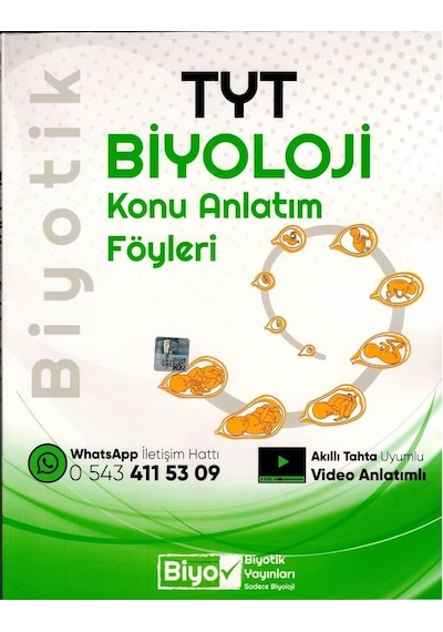 Biyotik Yayınları Tyt Biyoloji Konu Anlatım Föyleri