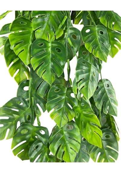 Yapay Çiçek Saksıda Sarkan Monstera Deve Tabanı Yapay Sarmaşık Pa