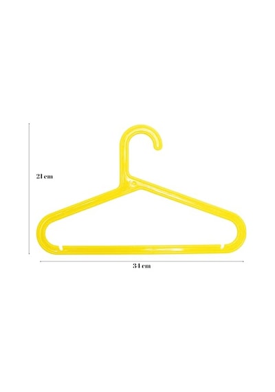 Plastik Çocuk Askısı, Elbise Askısı, Renkli Askı, Slim Askı Standart, Adet, 16 50cm
