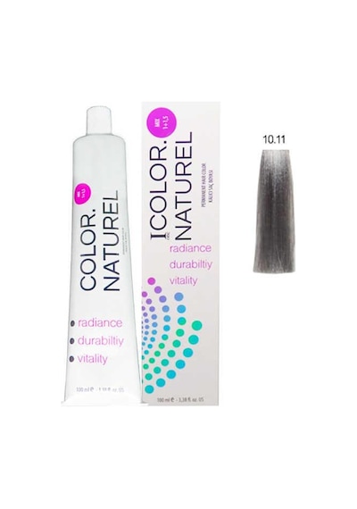 Color Naturel Kalıcı Saç Boyası 100Ml 10.11 Yoğun Küllü Açık Sarı
