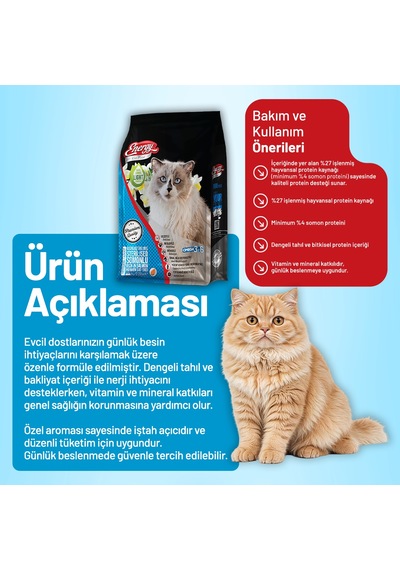Somonlu Kısırlaştırılmış Kedi Maması - 12 Adet