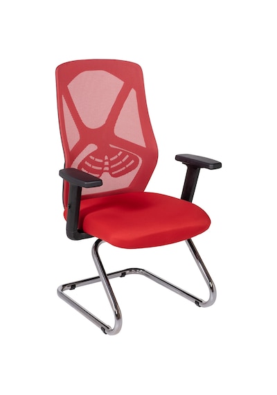 Ofisbazaar Dolphin Siyah Fileli Misafir Koltuğu Ergonomik Toplantı Ve Bekleme Koltuğu Kırmızı Kırmızı Ofisbazaar Dolphin Siyah Fileli Misafir Koltuğu Ergonomik Toplantı Ve Bekleme Koltuğu Kırmızı Kırmızı