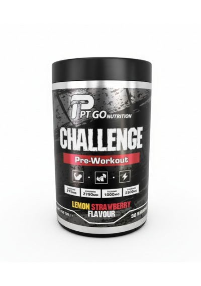 Pt Go Nutrition Challenge Pre-workout Lemon Strawberry Aromalı 30 Servis