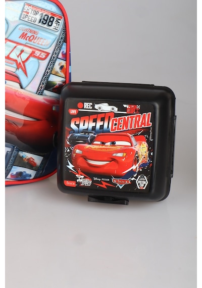 "dekomus Cep Defteri Hediyeli" Lisanslı Cars Beslenme Çantası,trıtan Matara 500 Ml Ve 2 Katlı Beslenme Kabı/lunch Box Seti Altın